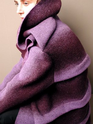 coat, winter 2003, felted wool, PAP