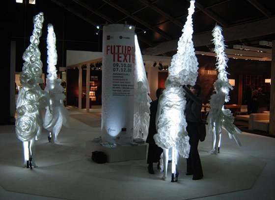 stand Futurotextiel op Interieur Kortrijk 2008